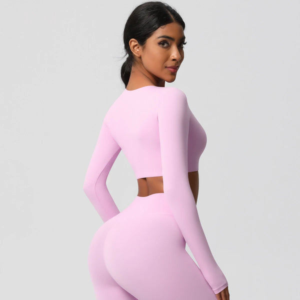 SPARK Workout Crop Top with Built in Bra LR7104