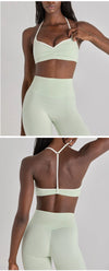SPARK Women's Y-back Halter Yoga Bra FNK26036