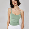 SPARK Scoop Neck Sleeveless Tops AD1252