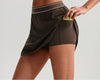 SPARK Women's A-Line Yoga Sport Tennis Skirt with Built-in Shorts LQ2230