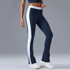 SPARK Contrast Color Yoga Flared Pants DQ25092