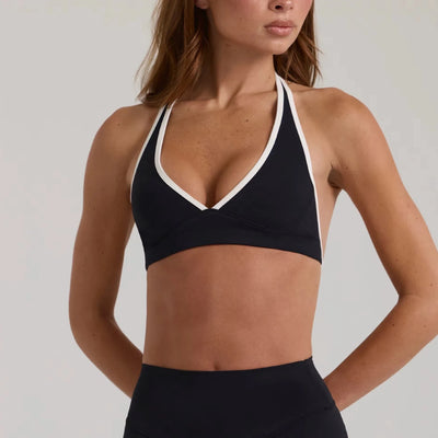 SPARK Women's V neck Halter Yoga Bra FNK26035