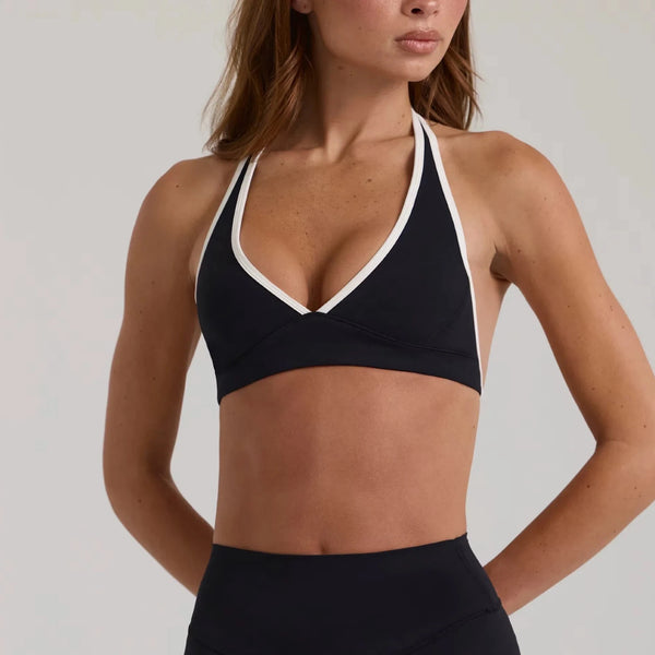 SPARK Women's V neck Halter Yoga Bra FNK26035