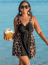 SPARK Plus Size Floral Printed Swimdress GM222060