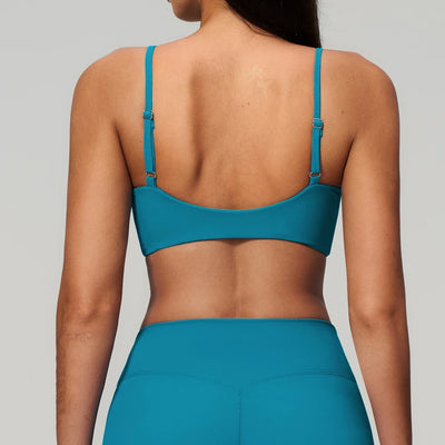 SPARK New Women's V-neck Brushed Yoga Bra ZC9616
