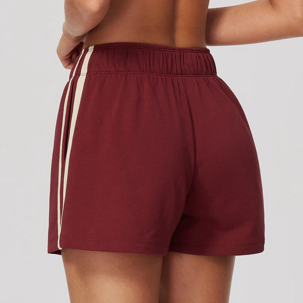 SPARK Women’s Color Block Thick Athletic Shorts | Low-Rise Slimming Workout & Casual Shorts ZC3005