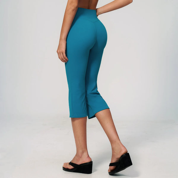 SPARK Women's New Brushed High Waist Yoga Capri ZC9616