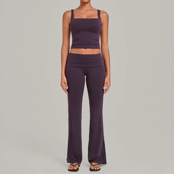 SPARK Women’s Square Neck Yoga Tank Tops TF6012