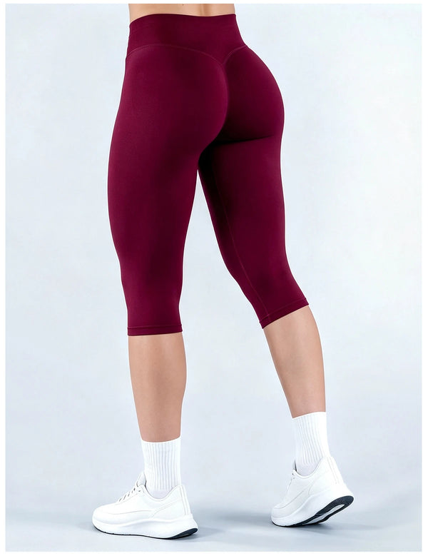 SPARK Women's Seamless Booty Lifting Yoga Capri RXW3003