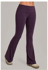 SPARK Women’s Fold-Over Waist Butt-Lifting Yoga Flare Pants TF2257