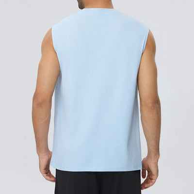 SPARK Men's Loose Fit Muscle Sports Tank Top YEL61145