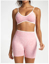 SPARK Seamless Leopard-print Yoga Fitness Shorts RXW3006-2