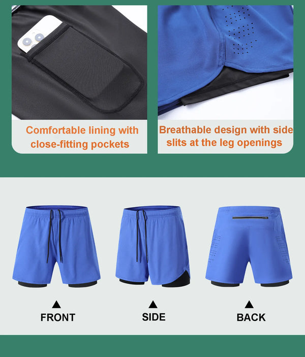 SPARK Unisex Quick Dry Athletic Shorts LG22001