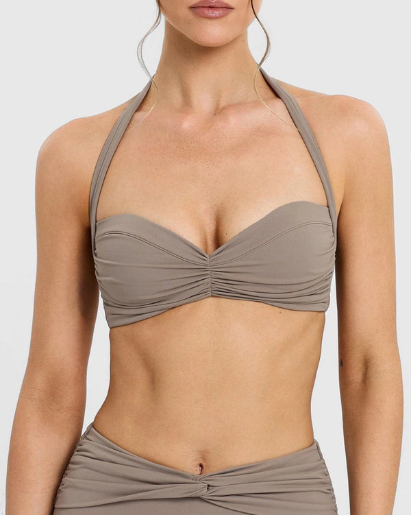 SPARK Women's Ruched Yoga Sports Bra FNK26071