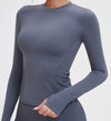 SPARK Seamless Crew Neck Yoga Long Sleeve Top ZC5081