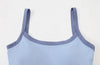 SPARK Women's Naked-Feel Contrast Color Yoga Bra CT2190