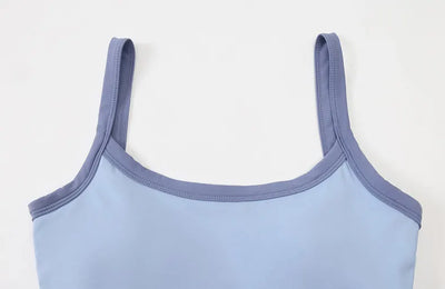 SPARK Women's Naked-Feel Contrast Color Yoga Bra CT2190