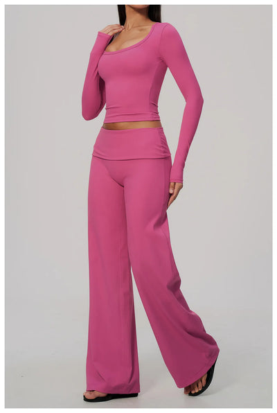SPARK Women's Long-Sleeve High Stretch Slim-Fit Yoga Top ZC9599
