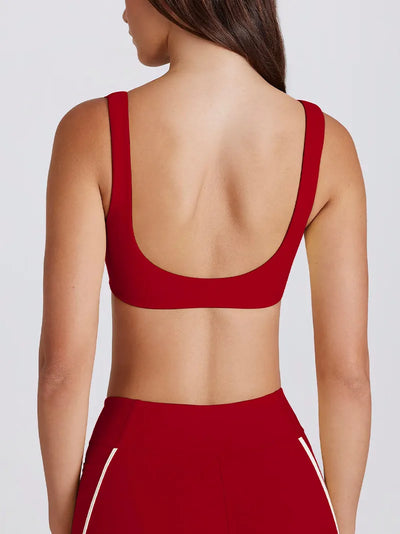 SPARK Sexy Contrast Twisted Bra With a Hole QY6538