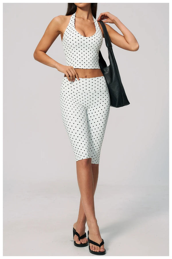 SPARK New Polka Dot Yoga Set For Women ZC4551-1