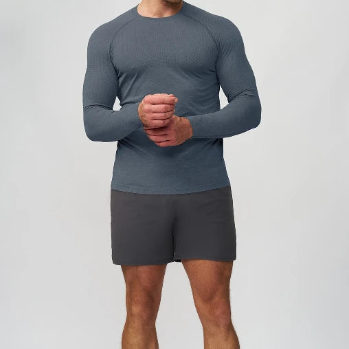 SPARK Men's Athletic Fitness Breathable Long Sleeve DD7752