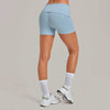 SPARK Women’s Fold-Over Waist Invisible Scrunch Yoga Shorts TF8402