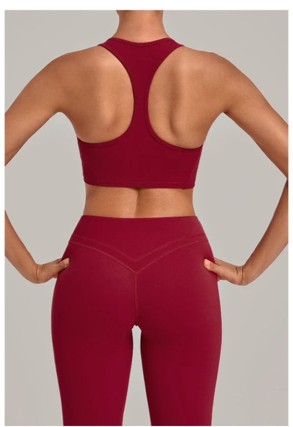 SPARK Women's Breathable Racerback Yoga Gym Bra QS5293