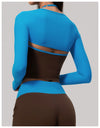 SPARK New Long-Sleeve Crop Athletic Yoga Shrug ZC9639