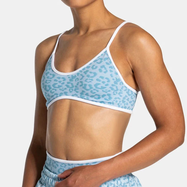 SPARK Seamless Leopard-print Yoga Fitness Bra RXW3006-2