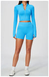 SPARK Women's Seamless High-Waisted Butt-Lifting Yoga Shorts ZC5112
