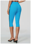 SPARK Women’s Color-Block High-Waisted Tummy Control Yoga Capri ZC2578