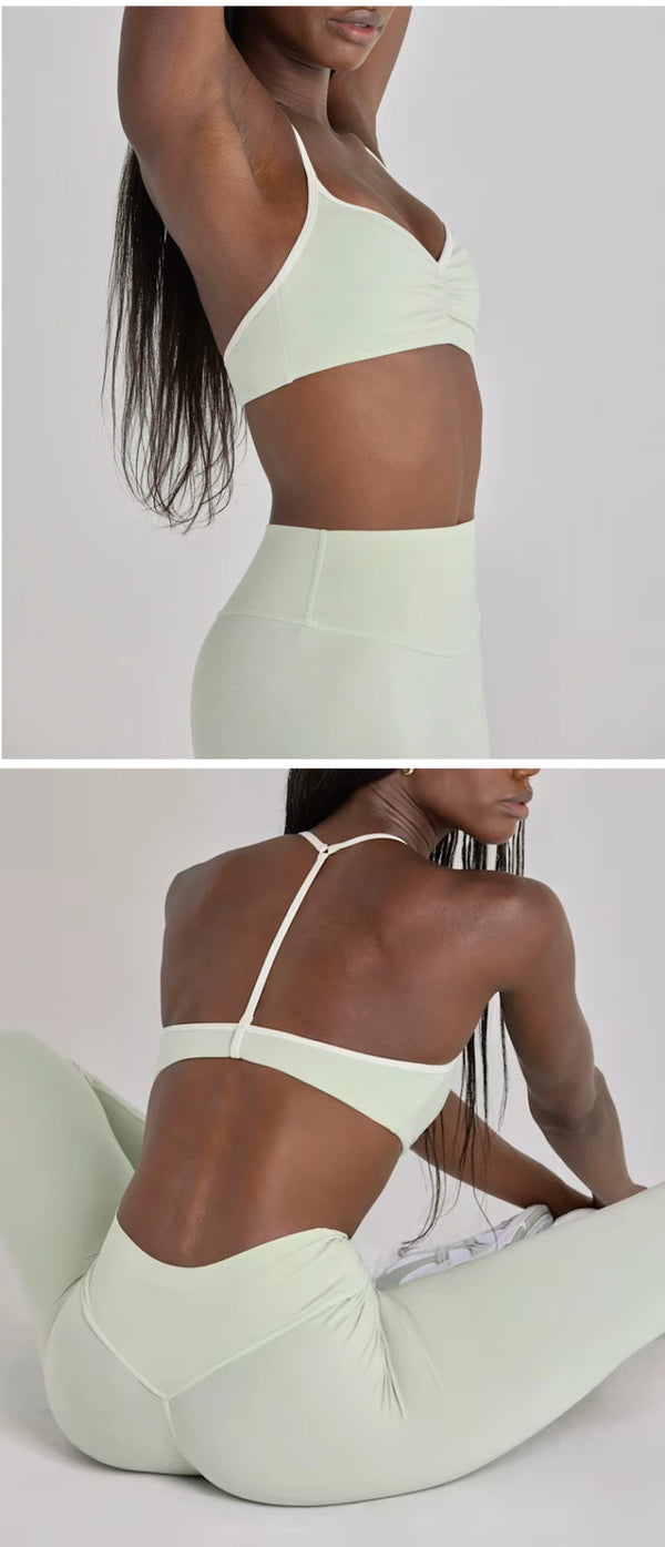 SPARK Women's Y-back Halter Yoga Bra FNK26036