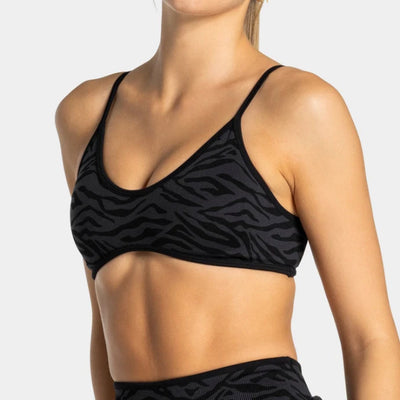 SPARK Seamless Leopard-print Yoga Fitness Bra RXW3006-2