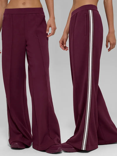 SPARK Women's Modal Air Layer Anti-Pilling Wide-Leg Casual Sports Pants QY6608