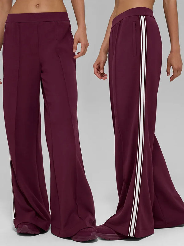 SPARK Women's Modal Air Layer Anti-Pilling Wide-Leg Casual Sports Pants QY6608