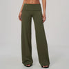 SPARK Women's Folded Waist Yoga Wide Leg Pants ZC5529