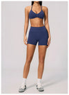SPARK Women's Seamless High-Waisted Butt-Lifting Yoga Athletic Shorts ZC4535