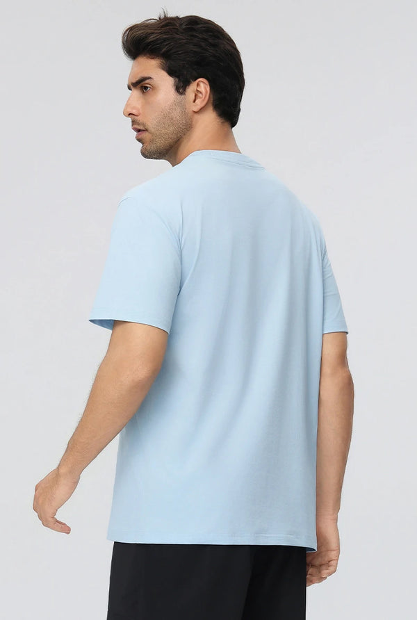 SPARK Men's Loose Fit Casual Sport Quick-drying T-shirt YEL61203