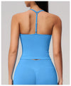 SPARK Seamless Halter Neck Y-Back Yoga Fitness Tank Top ZC3595