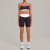 SPARK Women's Color-block Premium Activewear Yoga 2 Piece Set TF6211