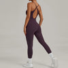 SPARK Cross Adjustable Shoulder Straps Fitness Jumpsuit QS0012