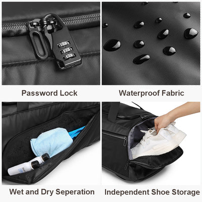 SPARK Premium Men's Dry-Wet Separation Gym Bag