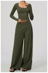 SPARK Women's Loose Wide-Leg Fit Athletic Pants ZC9599