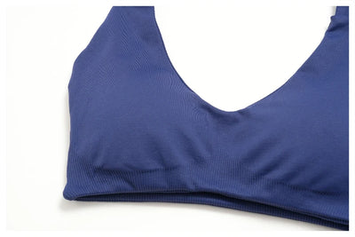 SPARK Women's Seamless Lycra Halter-Neck Sports Bra ZC4535