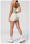 SPARK New Fashionable Contrast Color Yoga Outfit 2 Piece Set ZC4533