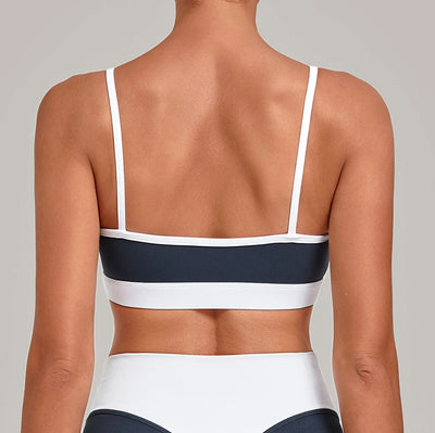 SPARK Women's Color-block Premium Activewear Yoga 2 Piece Set TF6211