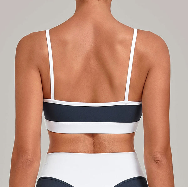 SPARK Women's Color-block Premium Activewear Yoga 2 Piece Set TF6211