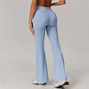 SPARK High Waist Yoga Flared Pants with Drawstring ZC5034