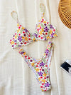 SPARK Floral Print Swimsuit CS738