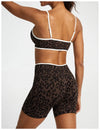 SPARK Seamless Leopard-print Yoga Fitness Shorts RXW3006-2